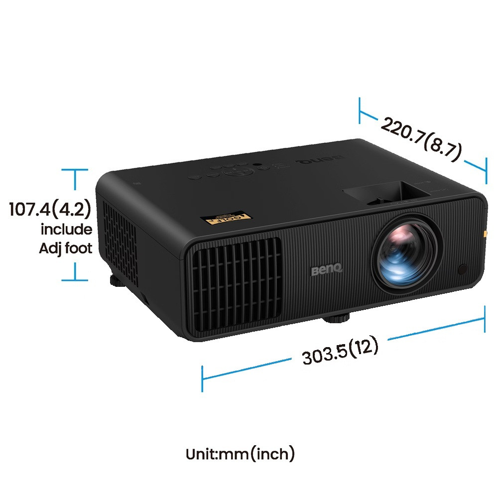 BenQ LW600ST+ 3200Im Short Throw 1080P LED Golf Projector - Maple